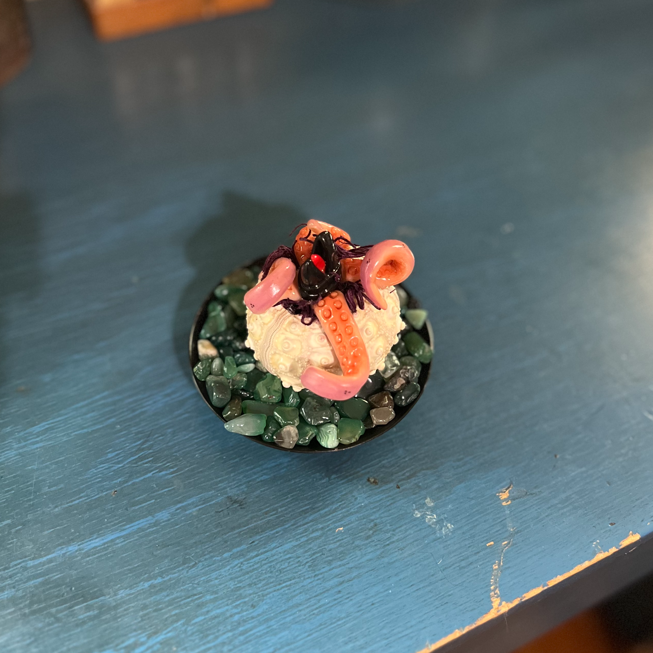 Eldritch Desk Pet Hatchling: Cthulhu Star Spawn Polymer Clay Sculpture