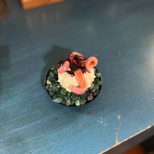 Eldritch Desk Pet Hatchling: Cthulhu Star Spawn Polymer Clay Sculpture