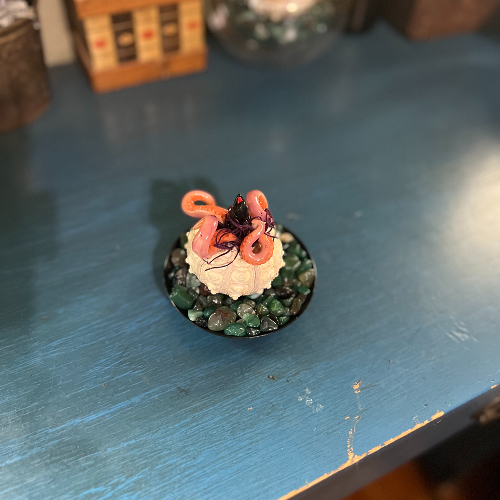 Eldritch Desk Pet Hatchling: Cthulhu Star Spawn Polymer Clay Sculpture