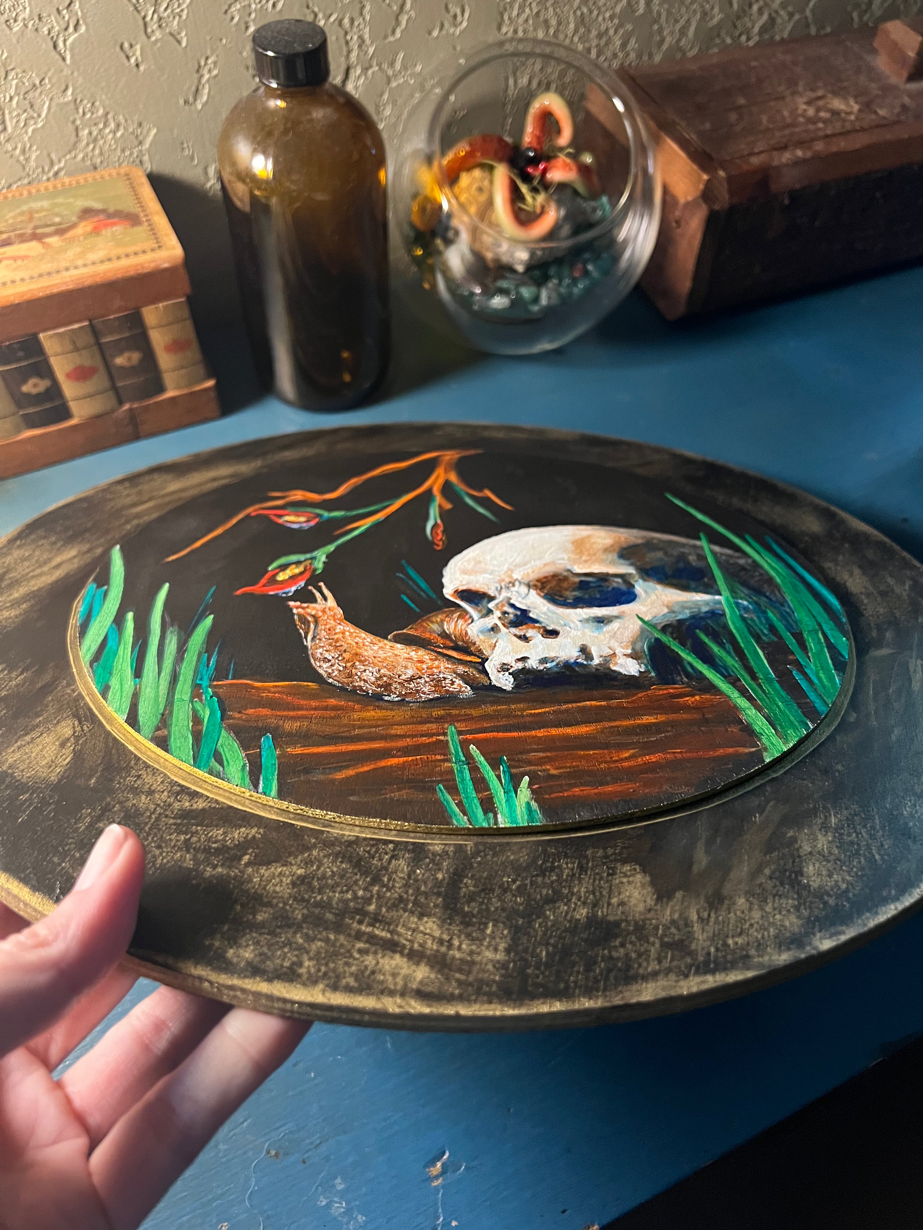 Memento Mori Painting by A Layman