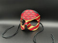 Dragon Inspired Leather Masquerade Mask: High Gala Wearable Art Fashion for Costumes or Collectors Ready to Ship